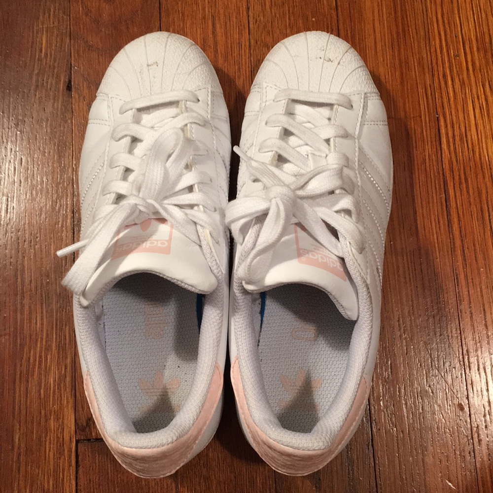 Adidas Superstar White Lace Up
